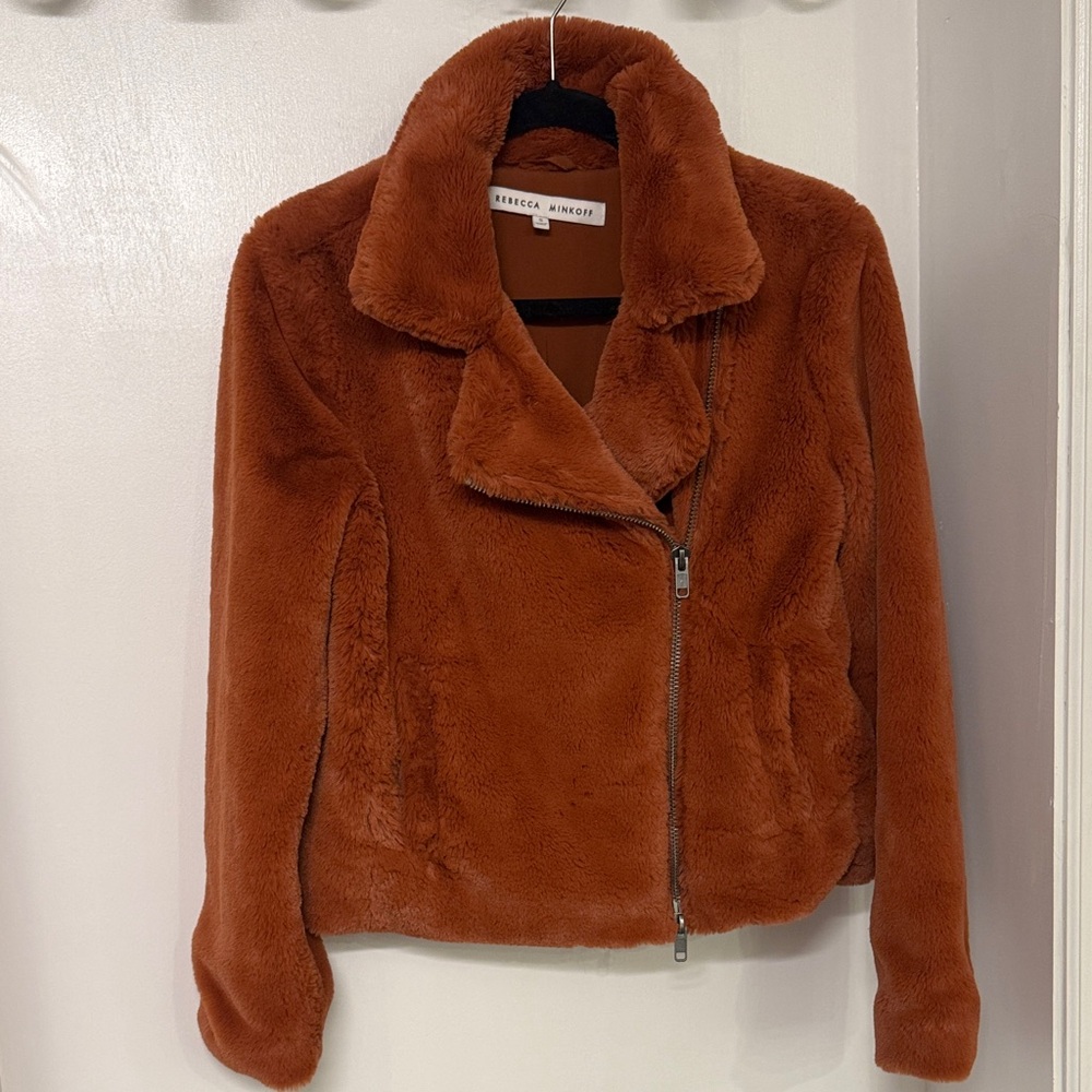 Rebecca Minkoff Women's Teddy Jacket - Rust Brown